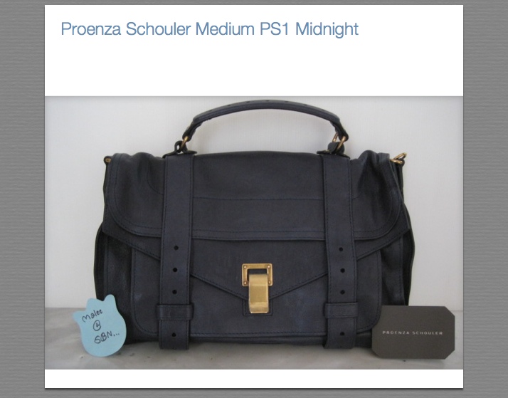 PROENZA SCHOULER PS1 MEDIUM LOEWE AMAZONA PS1